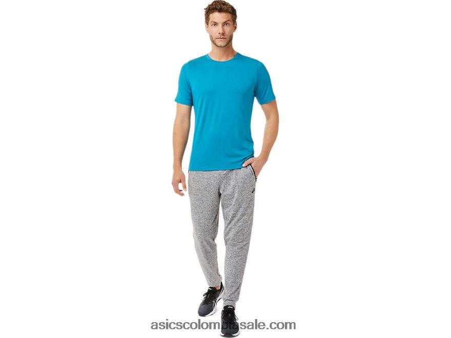 hombres Asics corredor de tecnología portador gris jaspeado 20X82N1909
