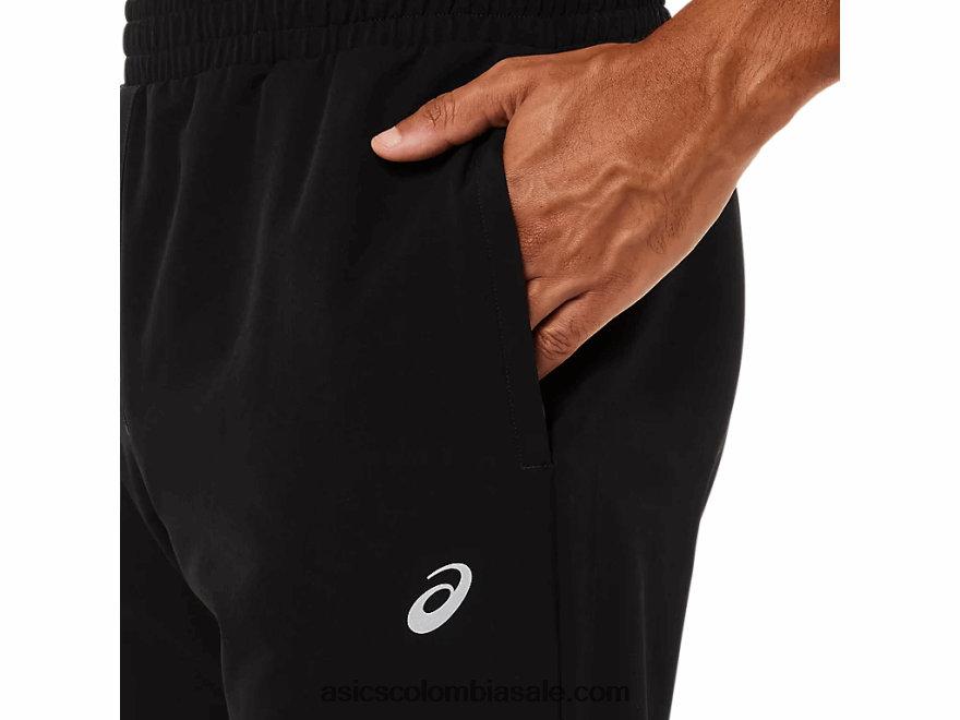 hombres Asics jogger tejido m rendimiento negro 20X82N1772