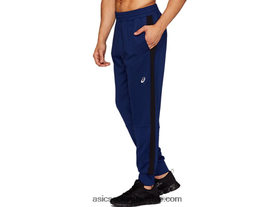 hombres Asics jogger termopolis expansión azul jaspeado/negro 20X82N2115