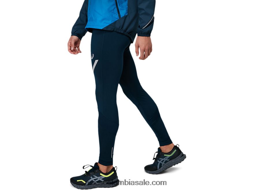 hombres Asics lite-show apretado azul francés 20X82N1677