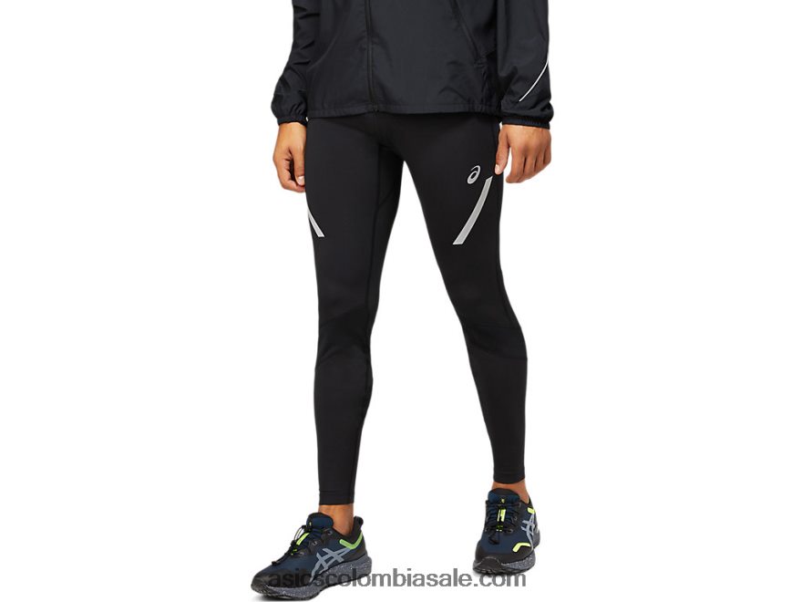 hombres Asics lite-show apretado rendimiento negro 20X82N1668
