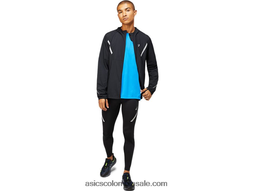 hombres Asics lite-show apretado rendimiento negro 20X82N1668