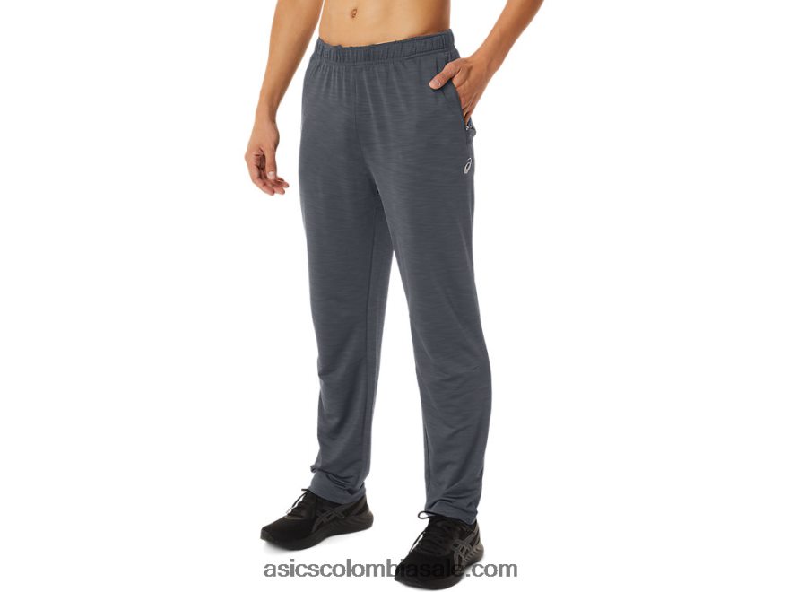 hombres Asics pantalón fp tinte espacial gris portador 20X82N296