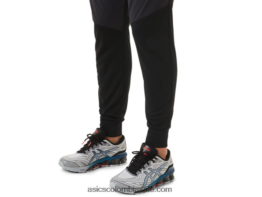 hombres Asics pantalones híbridos rendimiento negro 20X82N1451