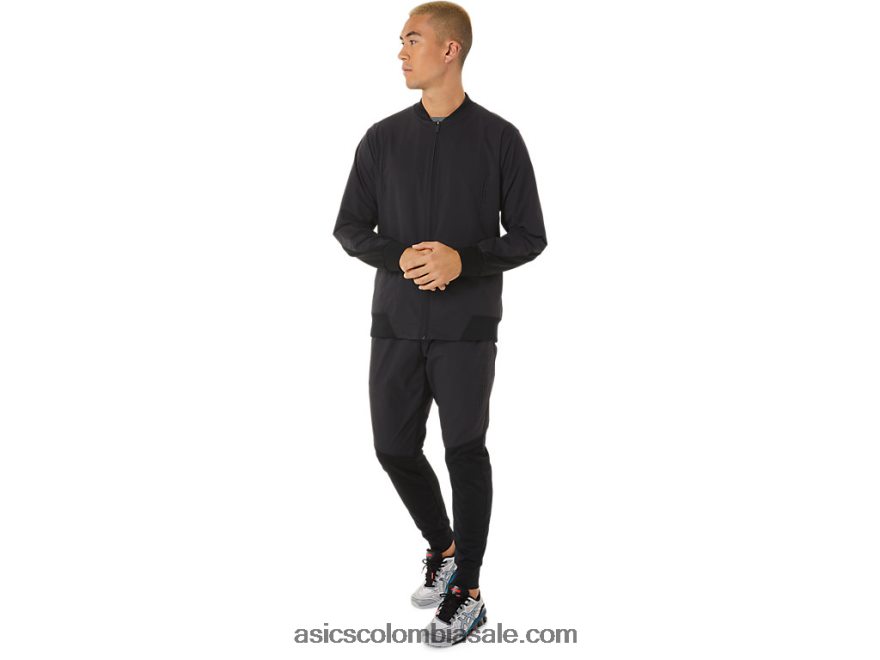 hombres Asics pantalones híbridos rendimiento negro 20X82N1451