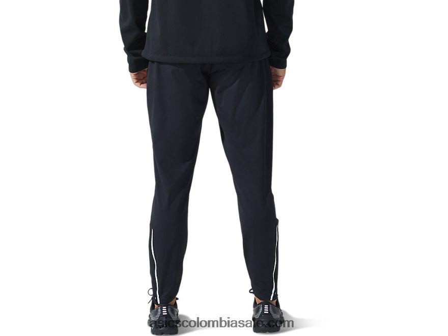 hombres Asics pantalones tapered thermopolis rendimiento negro 20X82N1627