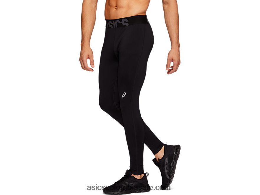 hombres Asics termopolis apretado rendimiento negro 20X82N2114