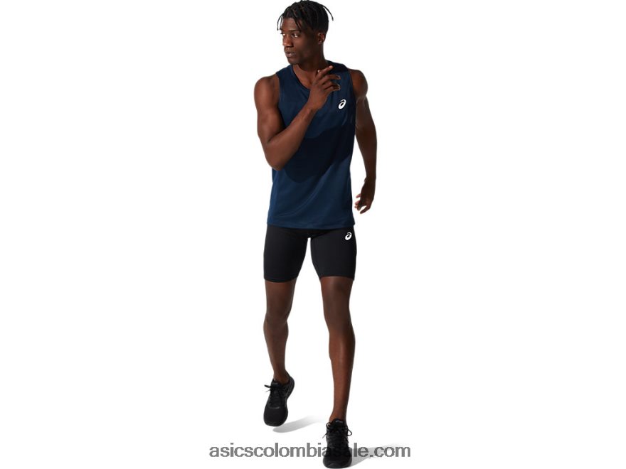 hombres Asics velocista de plata rendimiento negro 20X82N887