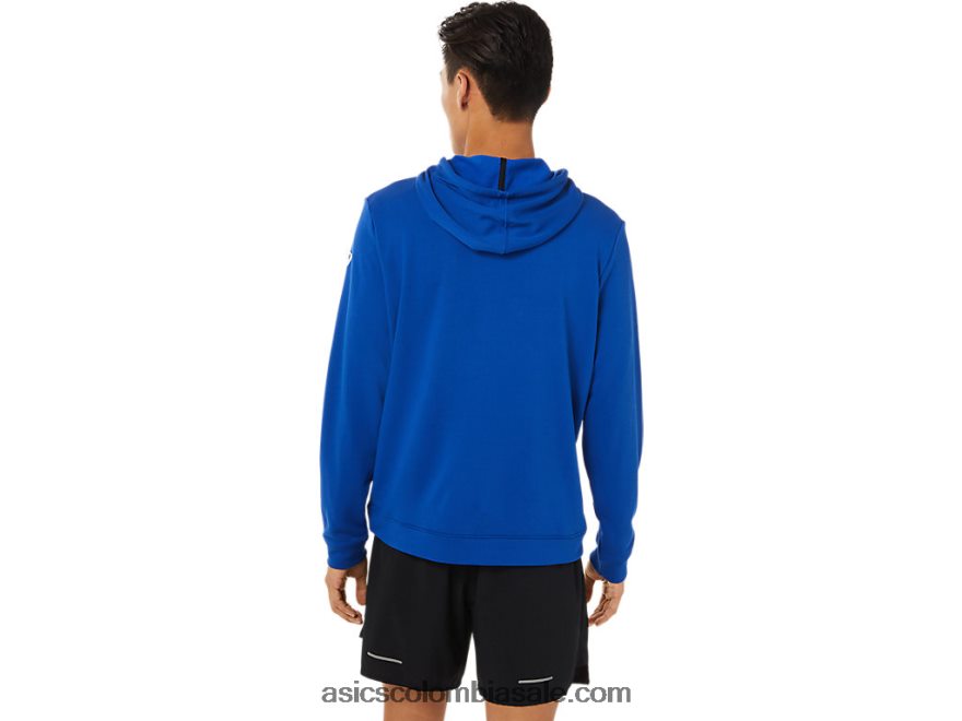 hombres Asics sudadera con capucha equipo real 20X82N1618