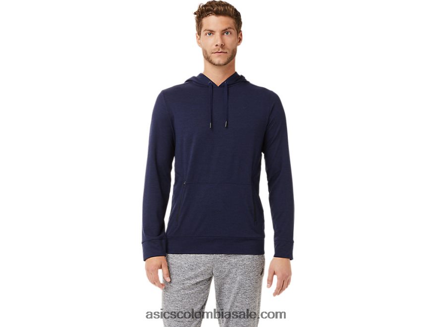 hombres Asics tecnología sudadera con capucha brezo chaquetón 20X82N2028