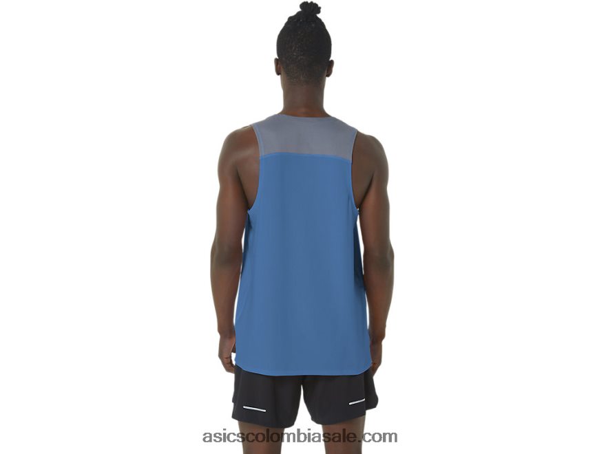 hombres Asics camiseta pr lyte azur/metrópolis 20X82N1120