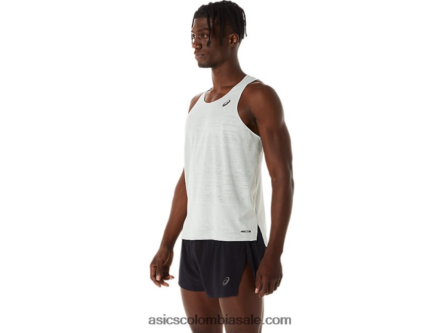 hombres Asics ventilar actibreeze camiseta salvia ligera 20X82N521