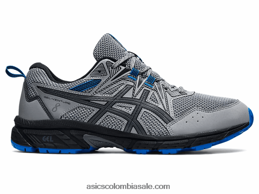 hombres Asics empresa de gel 8 tablaroca/azul eléctrico 20X82N1880