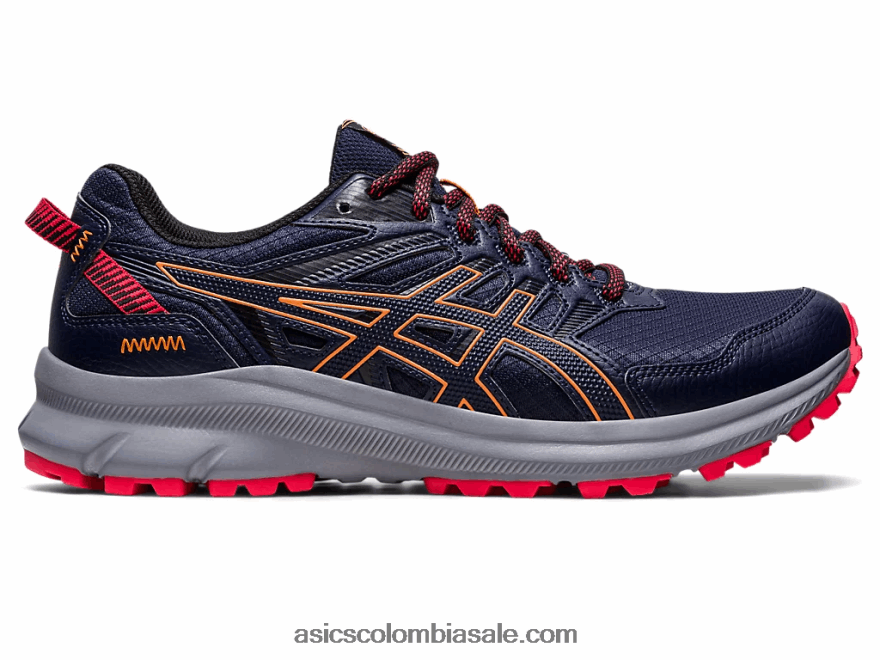 hombres Asics explorador de senderos 2 melocotón de medianoche/sol 20X82N427