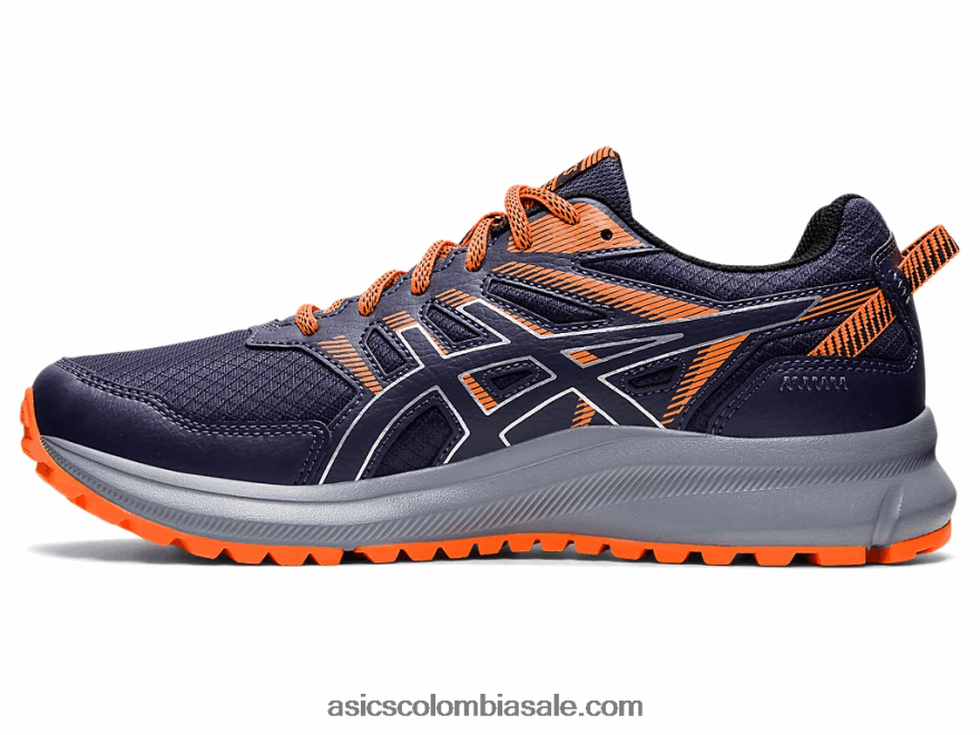 hombres Asics explorador de senderos 2 niebla índigo/plata pura 20X82N1589