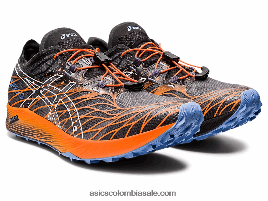 hombres Asics fujivelocidad blanco negro 20X82N638