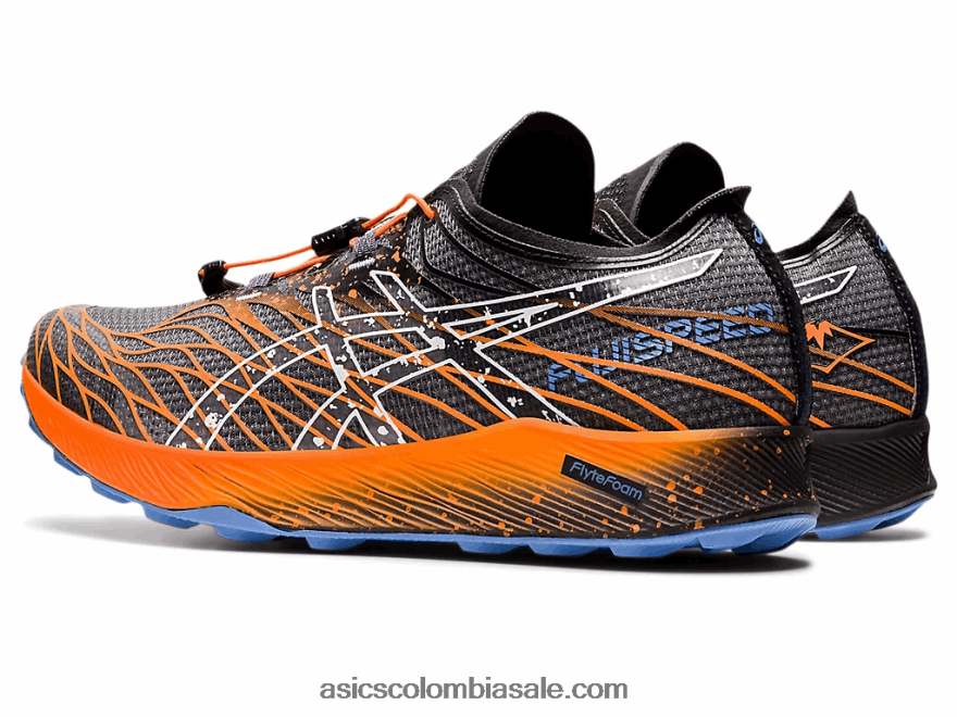 hombres Asics fujivelocidad blanco negro 20X82N638