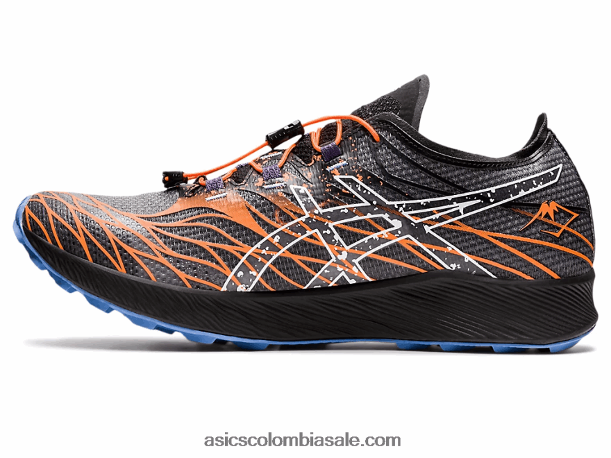 hombres Asics fujivelocidad blanco negro 20X82N638