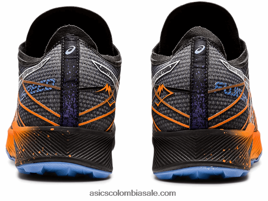 hombres Asics fujivelocidad blanco negro 20X82N638