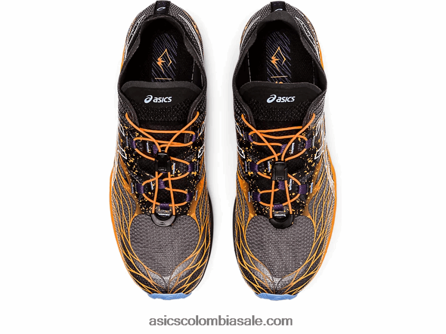 hombres Asics fujivelocidad blanco negro 20X82N638