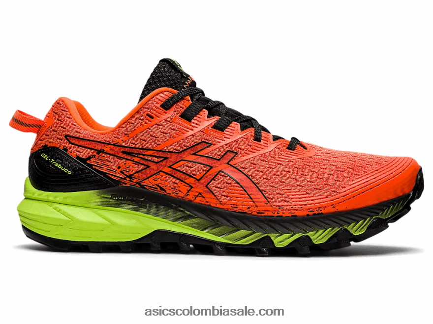 hombres Asics gel-trabuco 10 impactante naranja/negro 20X82N1456