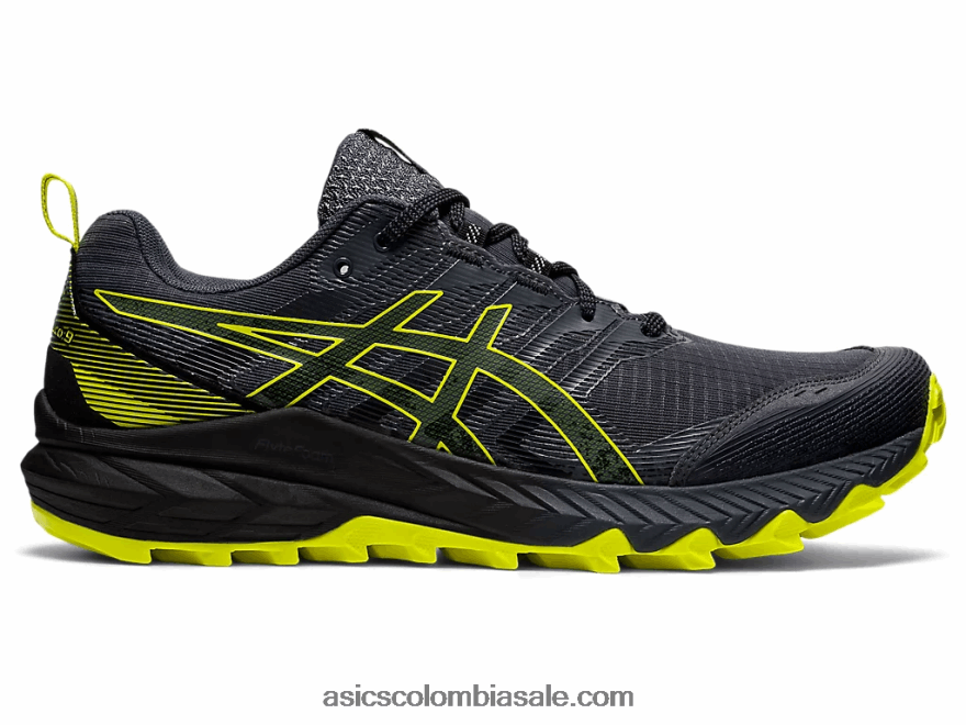 hombres Asics gel-trabuco 9 gris portador/yuzu agrio 20X82N2008