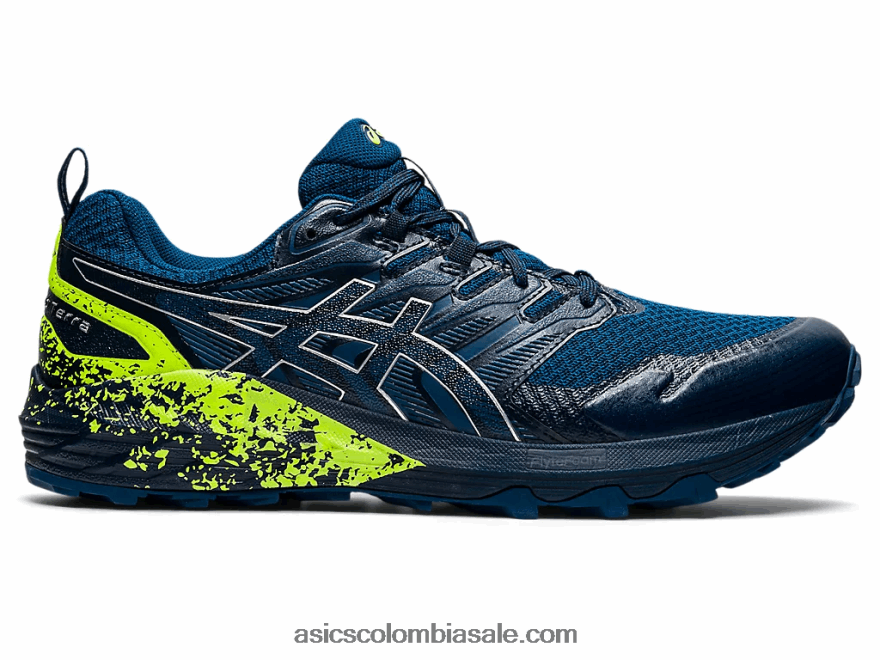 hombres Asics gel-trabuco terra azul mako/plata pura 20X82N1586