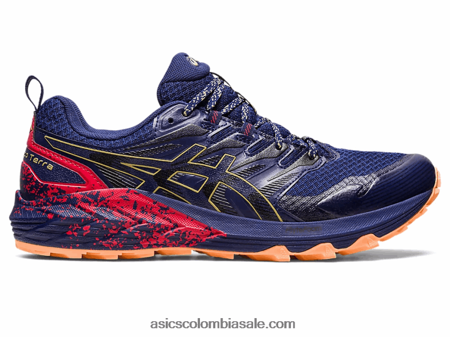 hombres Asics gel-trabuco terra azul índigo/aceite de oliva 20X82N637