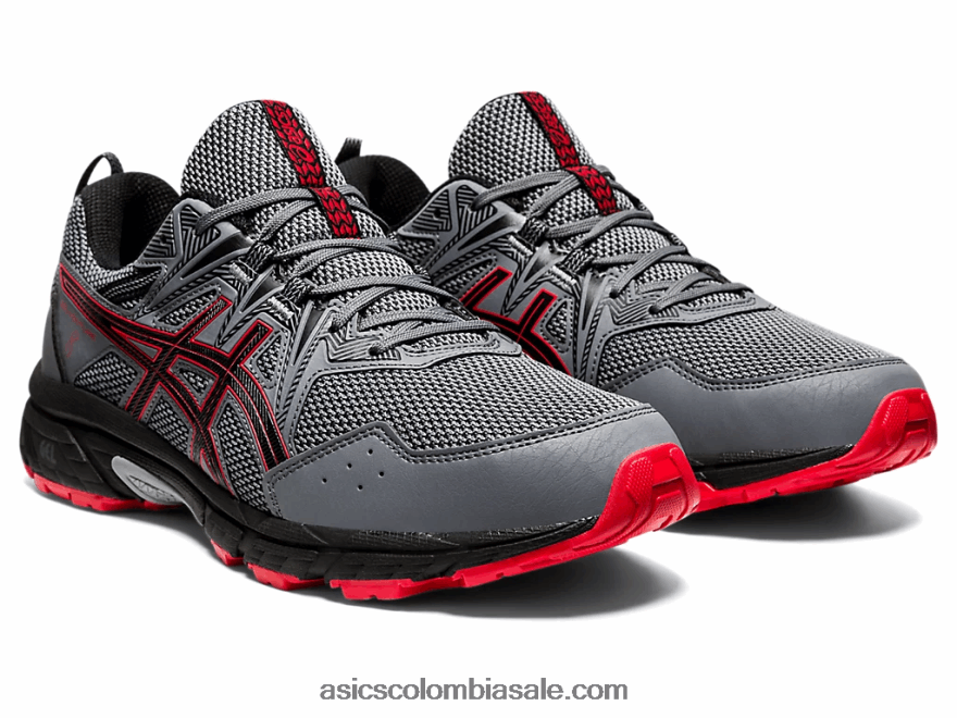 hombres Asics gel-venture 8 extra ancho metrópolis/rojo clásico 20X82N1864
