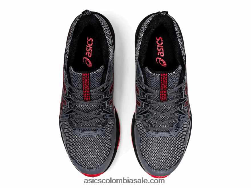hombres Asics gel-venture 8 extra ancho metrópolis/rojo clásico 20X82N1864