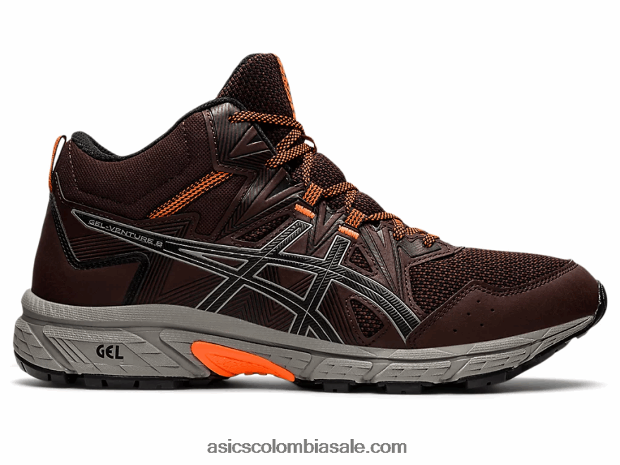 hombres Asics gel-venture 8 mt café/gris arcilla 20X82N1564