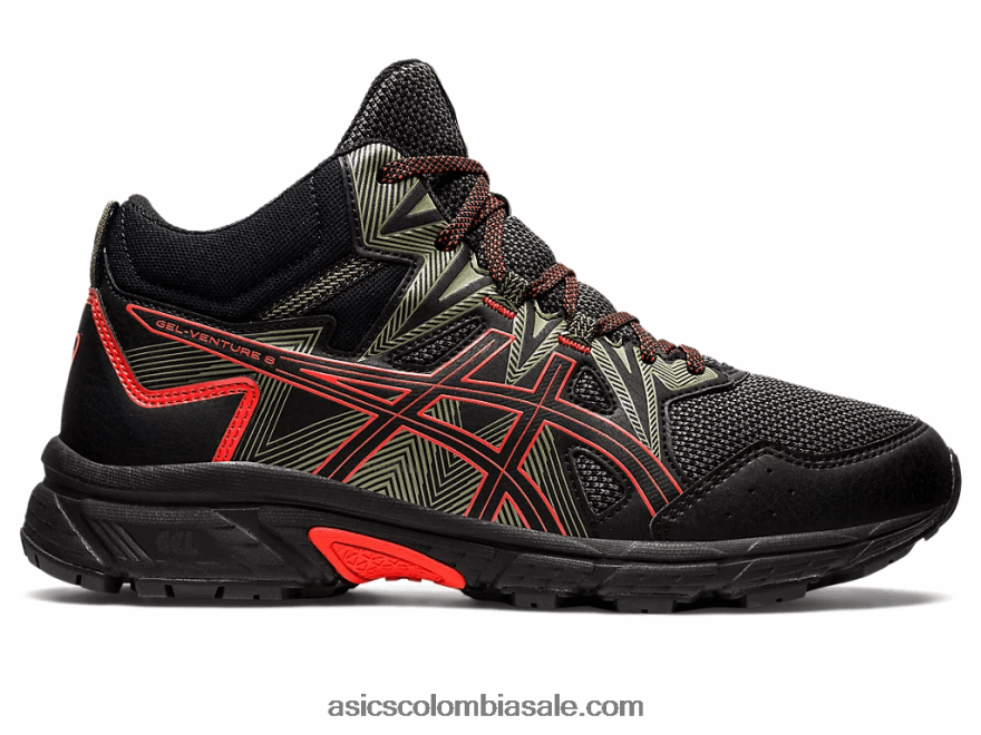 hombres Asics gel-venture 8 mt tomate negro/cherry 20X82N726