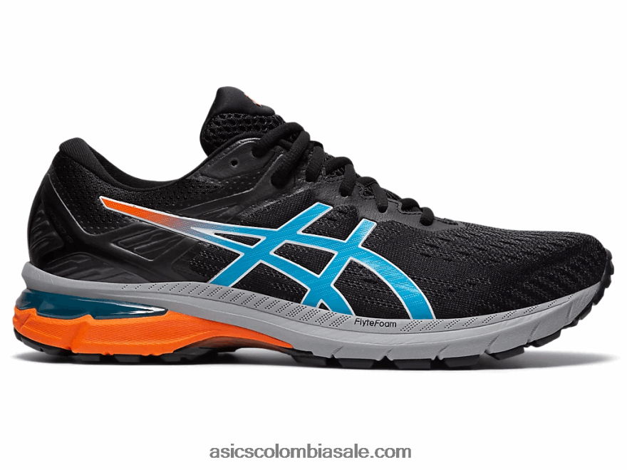 hombres Asics gt-2000 9 rastro negro/agua digital 20X82N1958