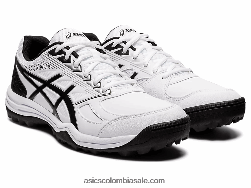 hombres Asics campo gel-letal blanco negro 20X82N1198