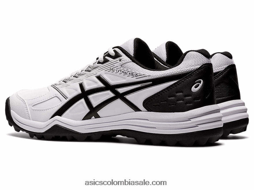 hombres Asics campo gel-letal blanco negro 20X82N1198