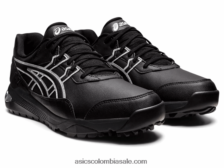 hombres Asics preinyectado en gel negro 20X82N1585