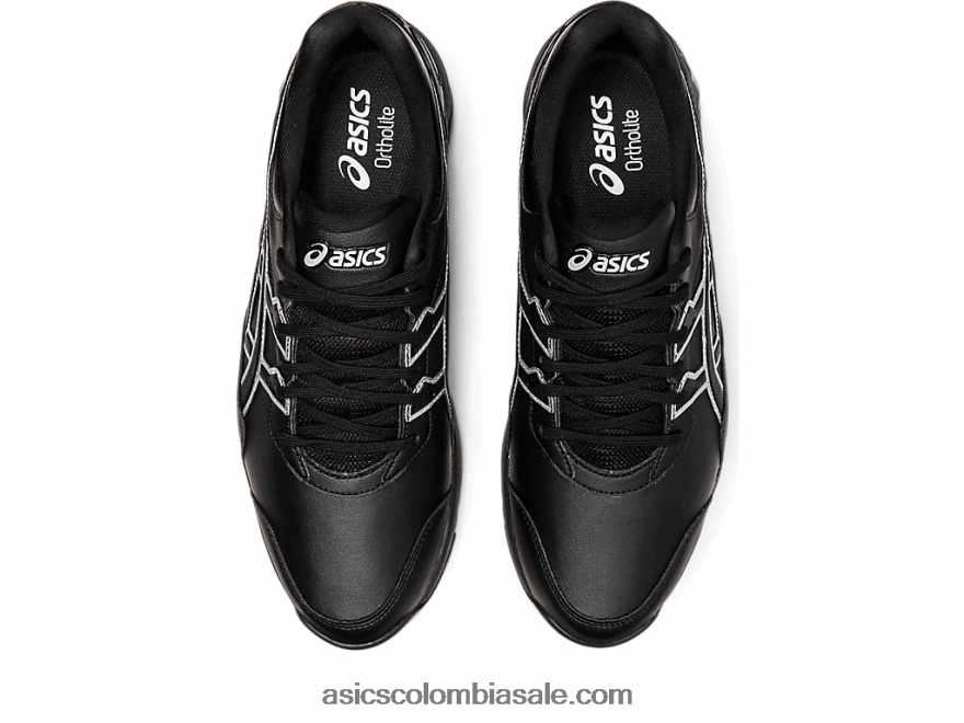 hombres Asics preinyectado en gel negro 20X82N1585