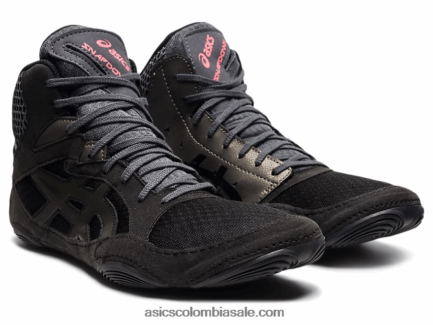 hombres Asics Snapdown 3 de ancho negro/bronce 20X82N1820
