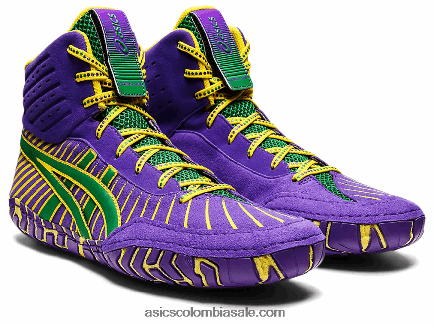 hombres Asics agresor 4 azel real/verde 20X82N1454