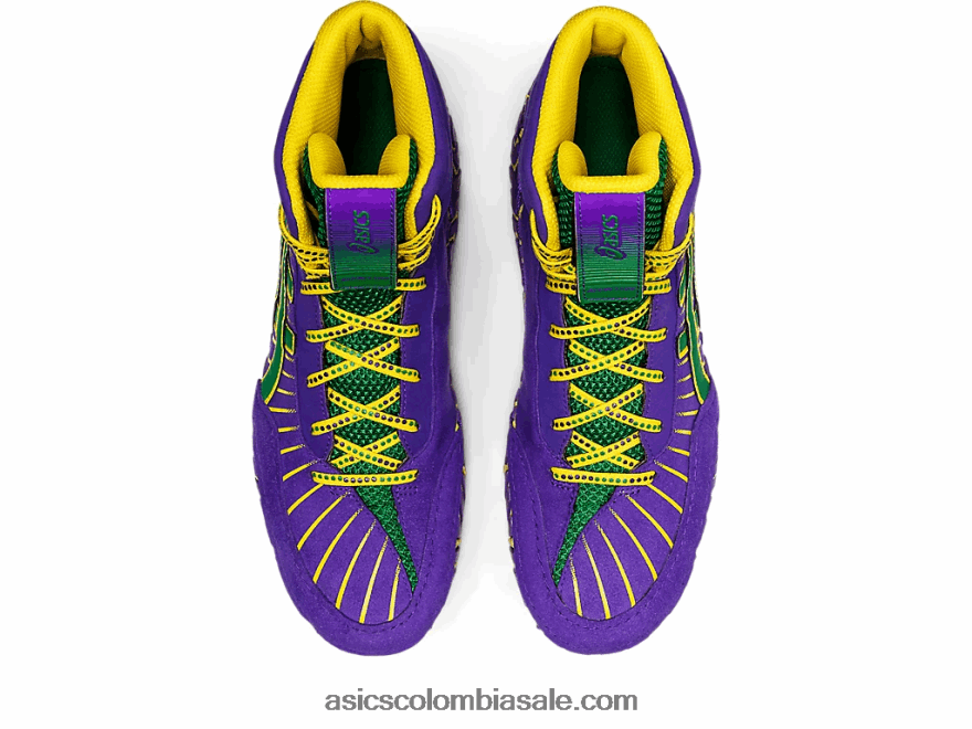 hombres Asics agresor 4 azel real/verde 20X82N1454