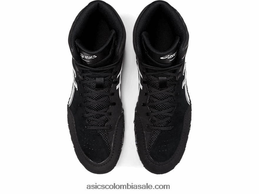 hombres Asics agresor 5 blanco negro 20X82N1089