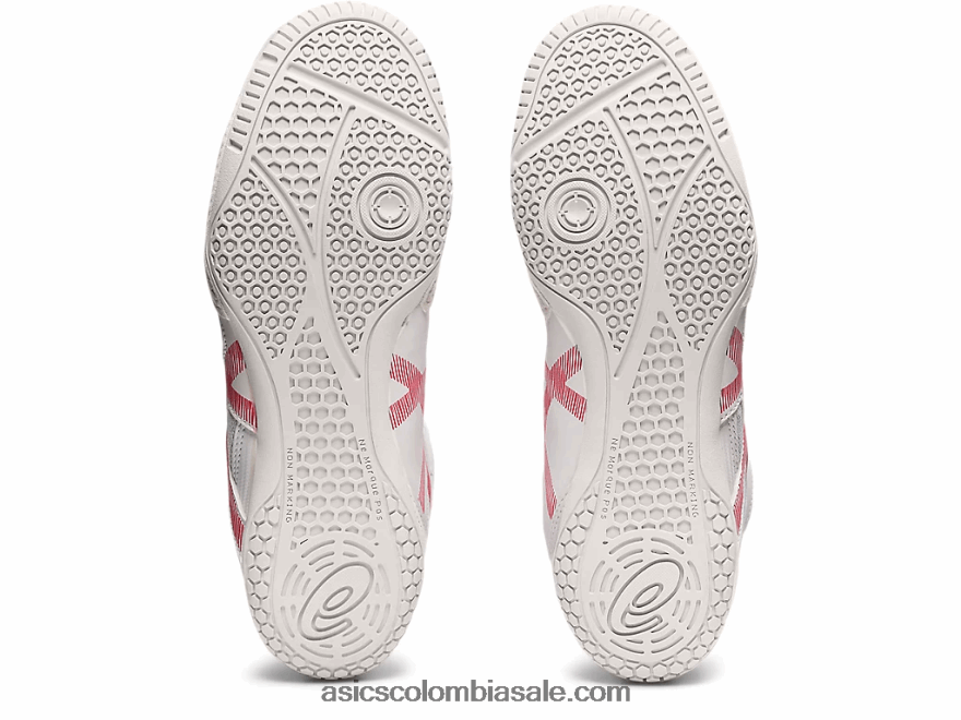 hombres Asics matcontrol 2 blanco/rojo eléctrico 20X82N1827