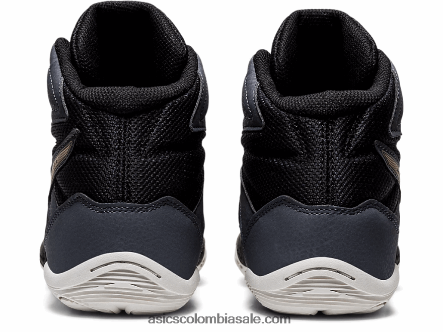 hombres Asics matflex 6 negro/champán 20X82N2062