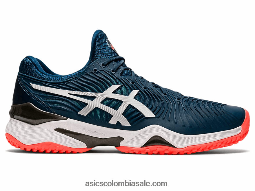 hombres Asics corte ff 2 oct mako azul/blanco 20X82N1236