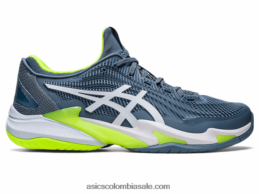 hombres Asics corte ff 3 acero azul/blanco 20X82N351