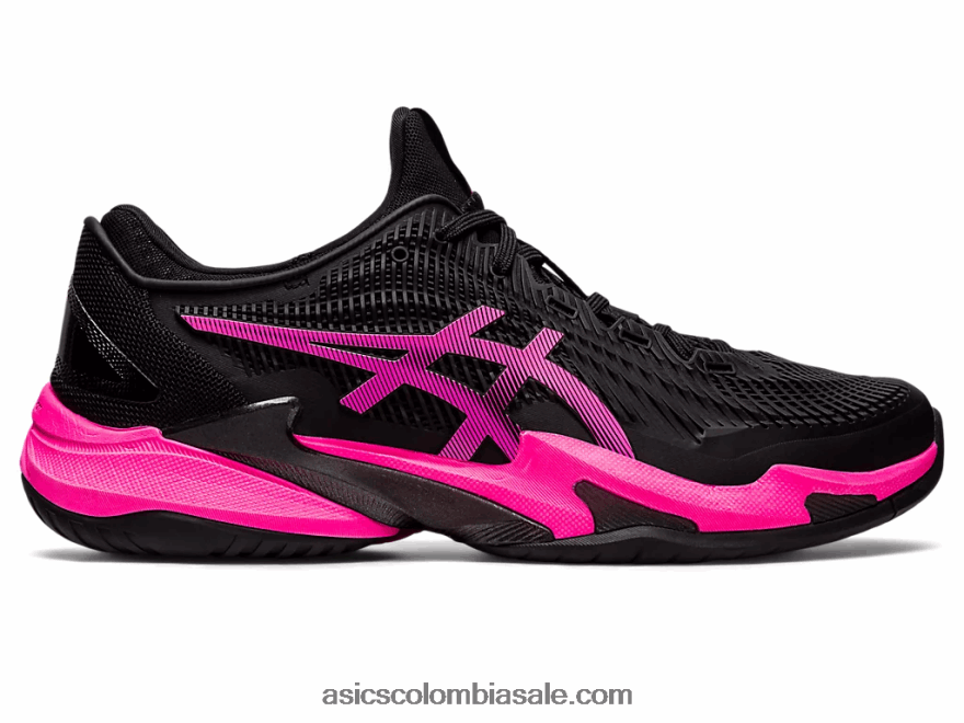 hombres Asics corte ff 3 negro/rosa intenso 20X82N47