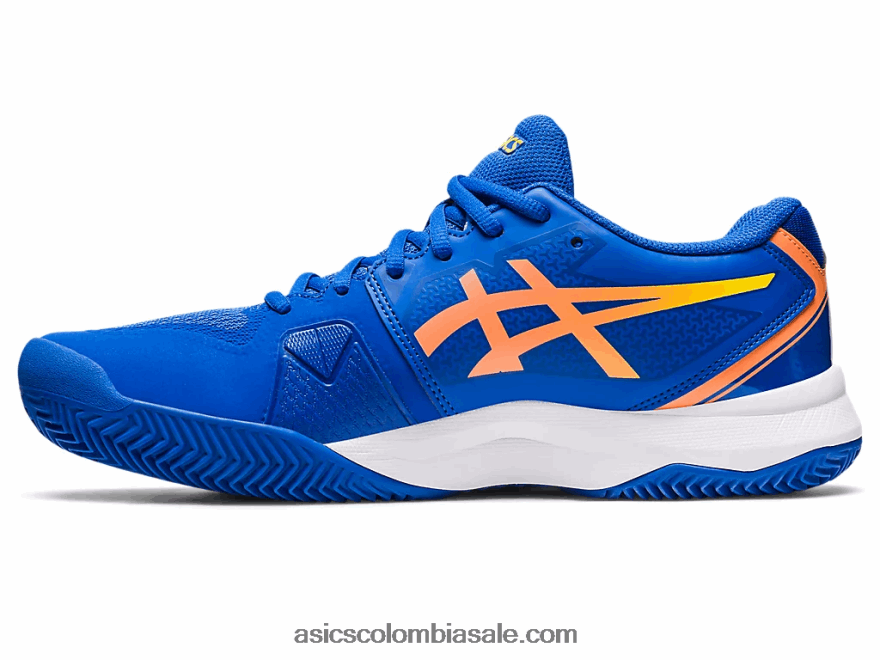 hombres Asics gel-challenger 13 arcilla azul atún/melocotón sol 20X82N138