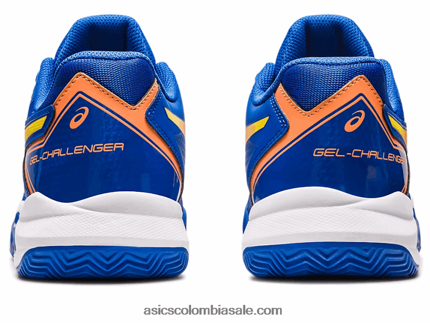 hombres Asics gel-challenger 13 arcilla azul atún/melocotón sol 20X82N138