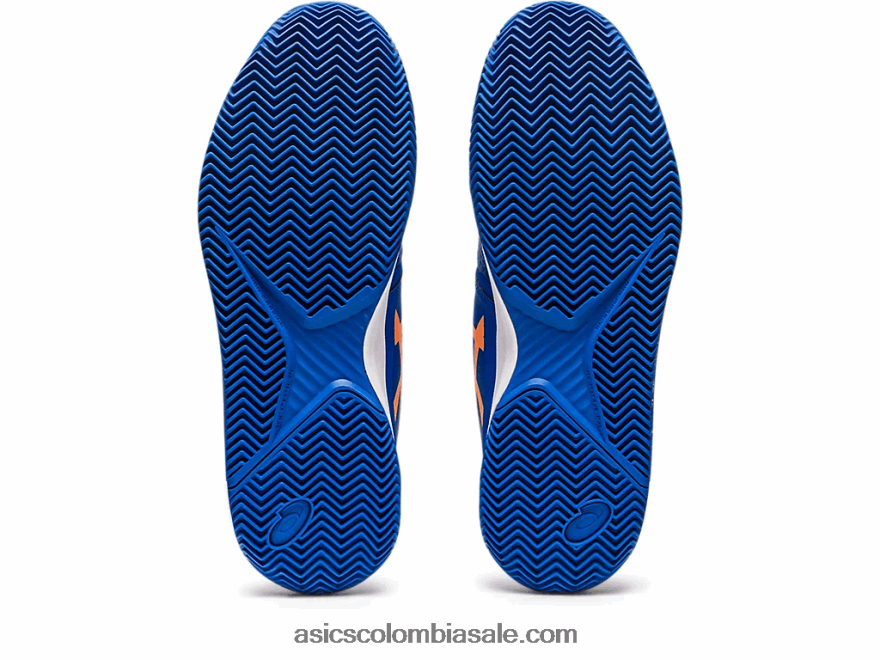hombres Asics gel-challenger 13 arcilla azul atún/melocotón sol 20X82N138