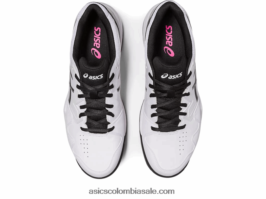 hombres Asics gel dedicado 7 blanco/rosa fuerte 20X82N517